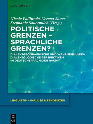 cover image of Politische Grenzen – Sprachliche Grenzen?